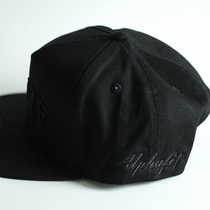 2404 ALPHA Reversed Hat - Blacked Out